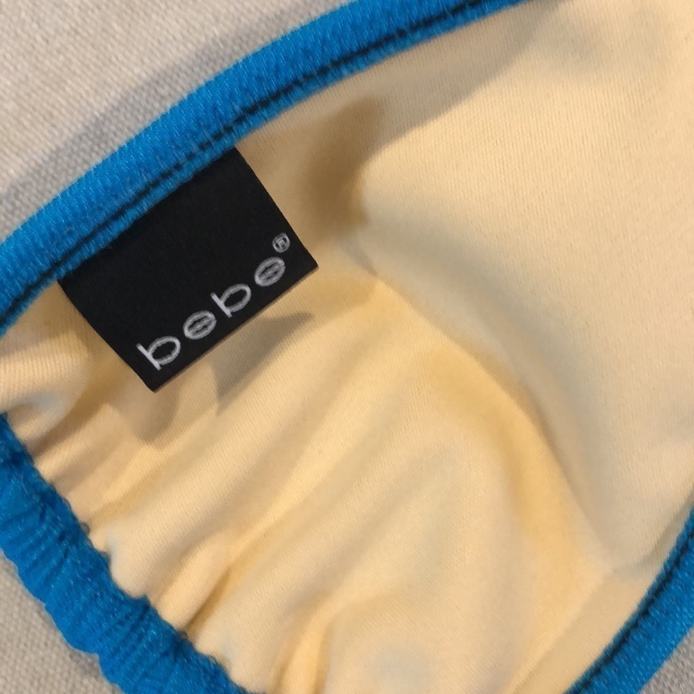 Bebe Blue‎ Rhinestone String Bikini 2 Piece - Picture 8 of 12